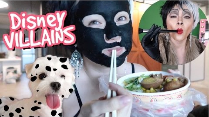 [開箱] SEXYLOOK迪士尼美麗壞女人黑面膜全系列介紹 | Cruella De Vil Makeup & Mask Review | 沛莉 Peri
